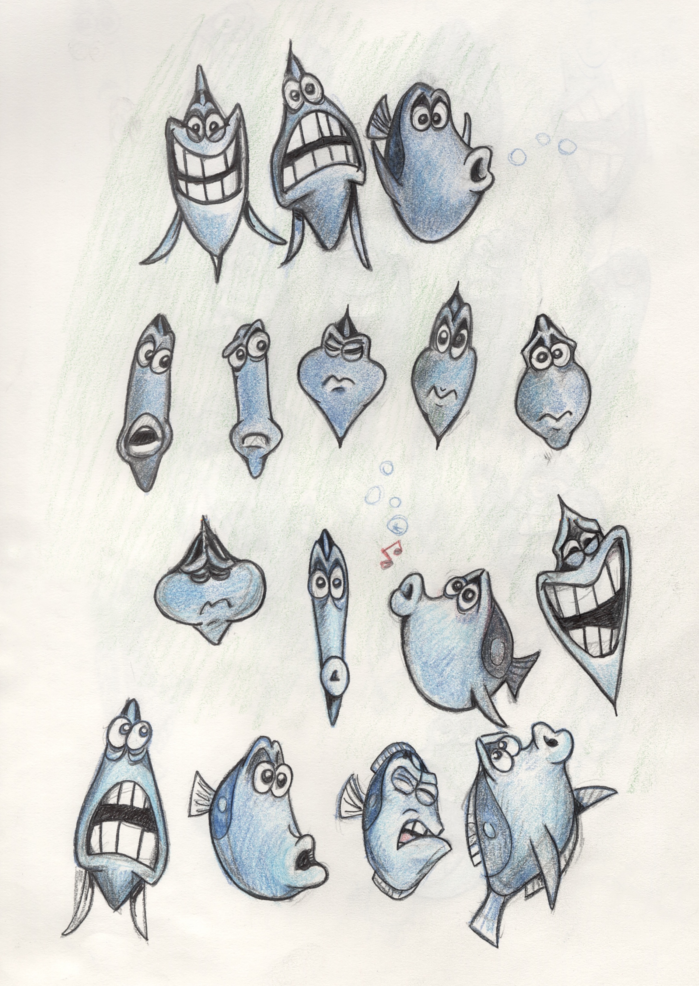 Finding Nemo, Charcter Study